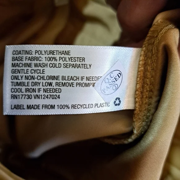 A New Day Faux Leather Carmel .Straight Leg Pants New Size‎ 8 - Picture 7 of 11